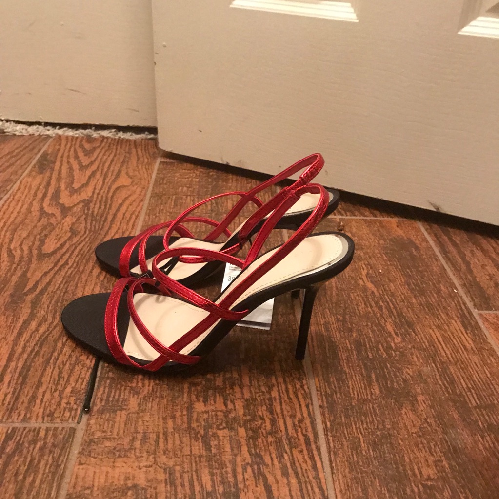 Zara Python Sandals